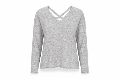 Womens UK Size L Amisu Grey Pullover Jumper