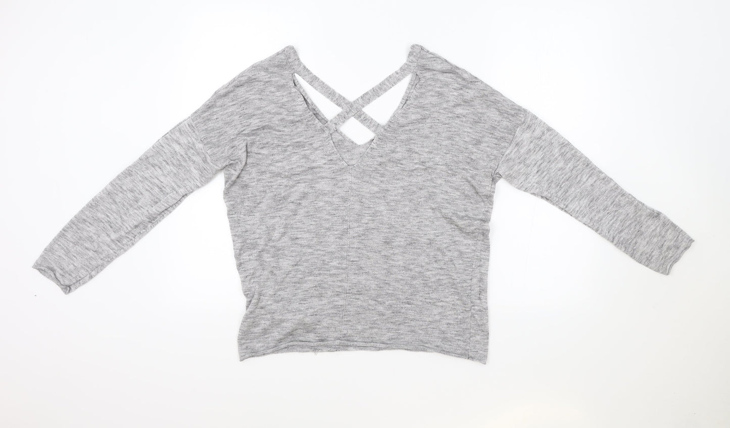 Womens UK Size L Amisu Grey Pullover Jumper