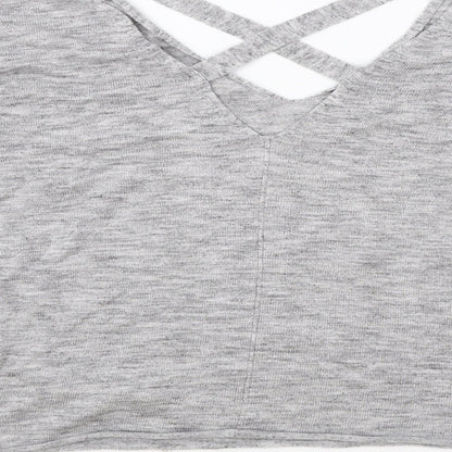 Womens UK Size L Amisu Grey Pullover Jumper