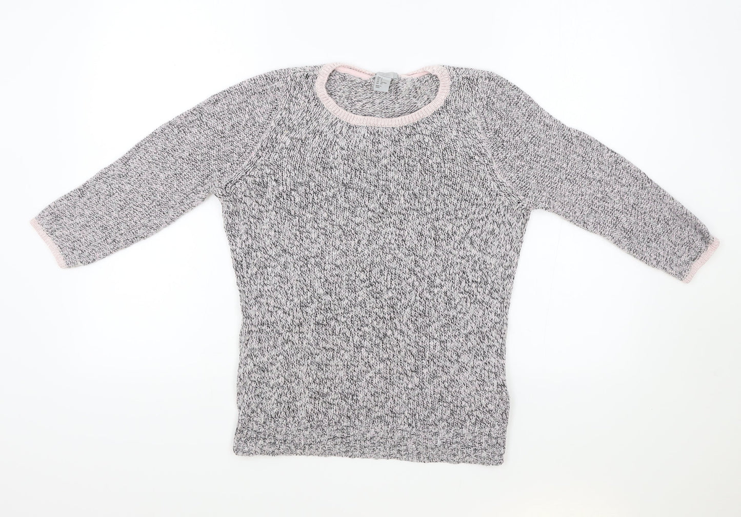 Womens UK Size S H&M Pink Pullover Jumper