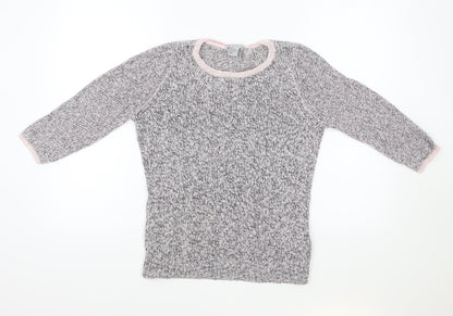 Womens UK Size S H&M Pink Pullover Jumper