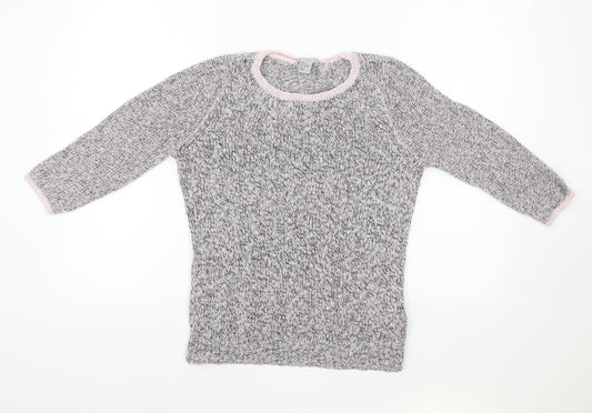 Womens UK Size S H&M Pink Pullover Jumper