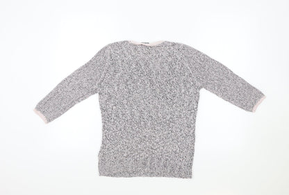 Womens UK Size S H&M Pink Pullover Jumper