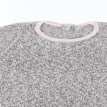 Womens UK Size S H&M Pink Pullover Jumper