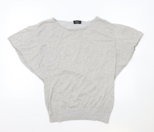 Womens UK Size L Klass Silver Basic T-Shirt