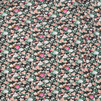 Preworn Womens Multicoloured Floral Polyester Swing Skirt Size XL
