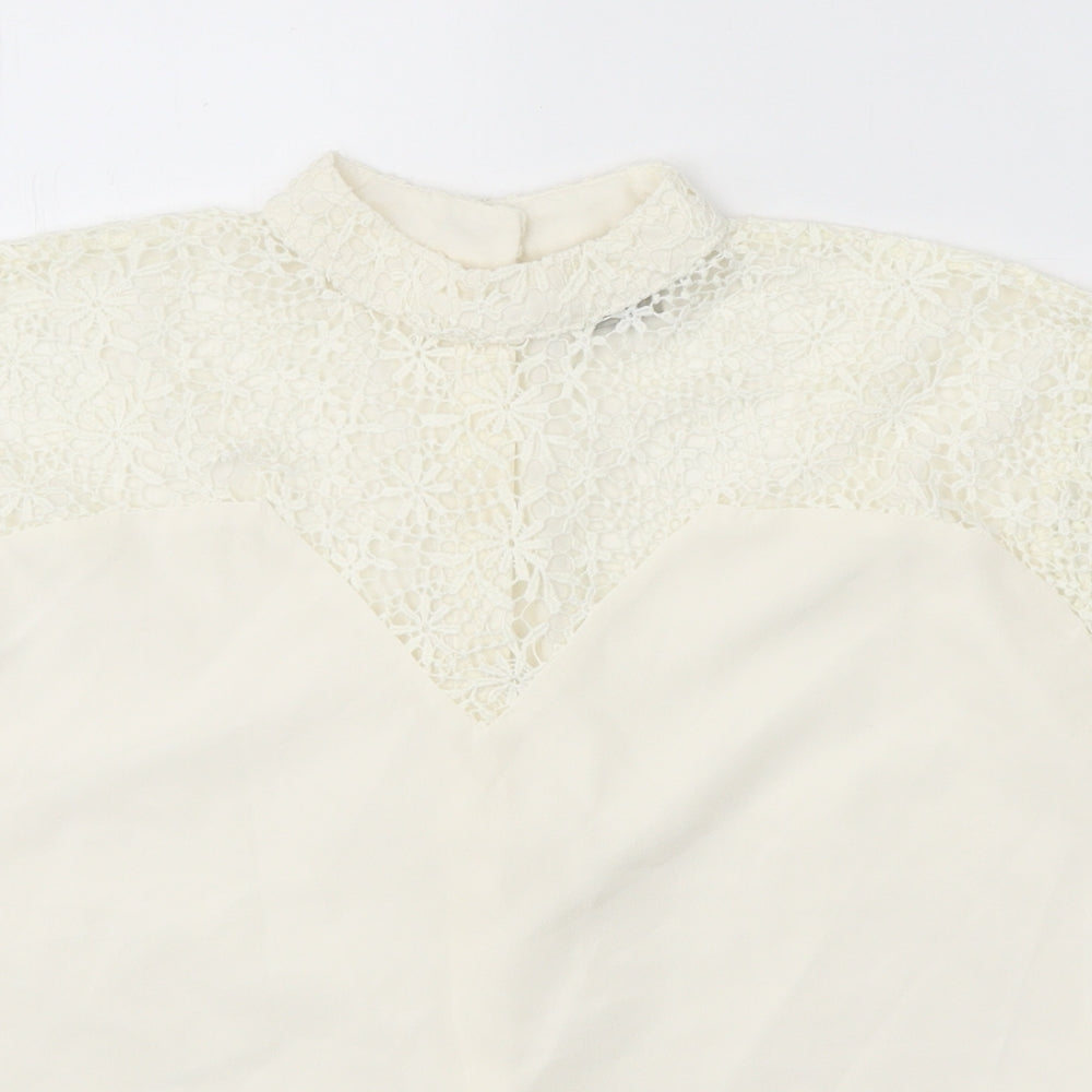 Womens UK Size 6 ASOS White Basic Tank