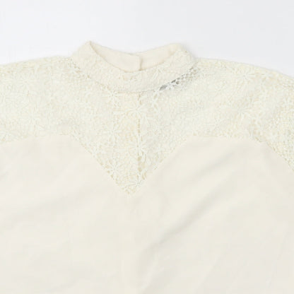 Womens UK Size 6 ASOS White Basic Tank