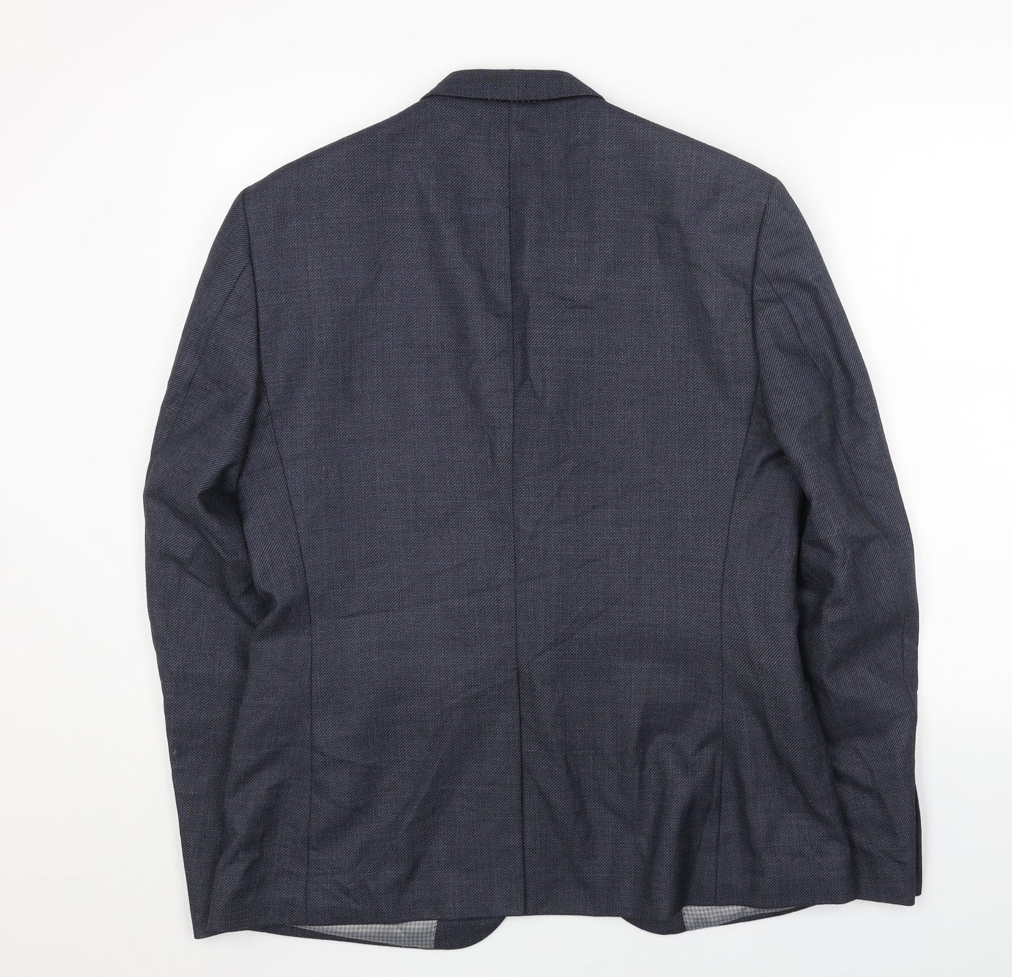 Mens UK Size 42 JACK REID Regular Blue Suit Jacket