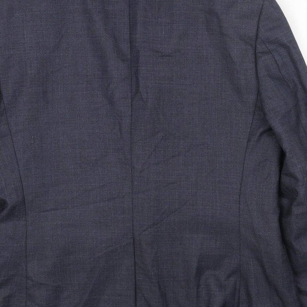 Mens UK Size 42 JACK REID Regular Blue Suit Jacket