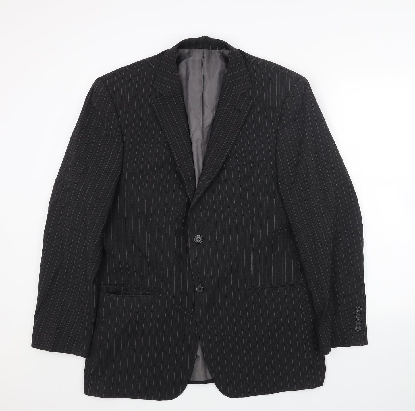 Mens UK Size 40 Marks and Spencer Regular Black Suit Jacket
