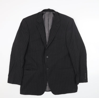 Mens UK Size 40 Marks and Spencer Regular Black Suit Jacket