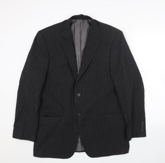 Mens UK Size 40 Marks and Spencer Regular Black Suit Jacket
