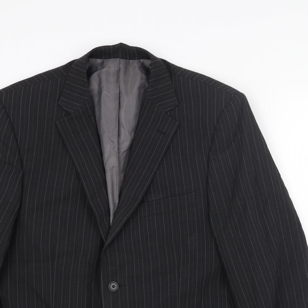Mens UK Size 40 Marks and Spencer Regular Black Suit Jacket