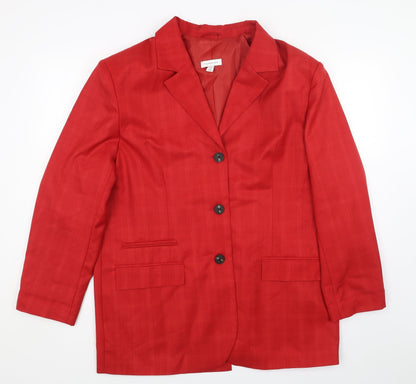 Womens UK Size 12 Topshop Red Jacket