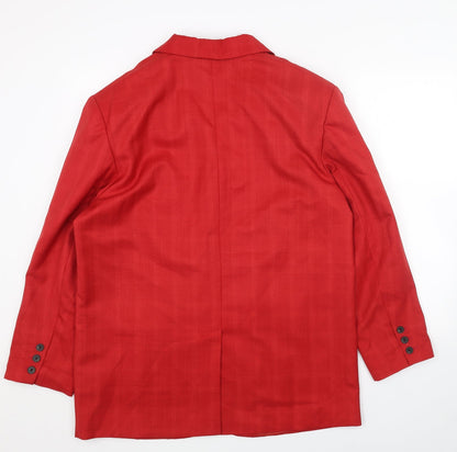 Womens UK Size 12 Topshop Red Jacket