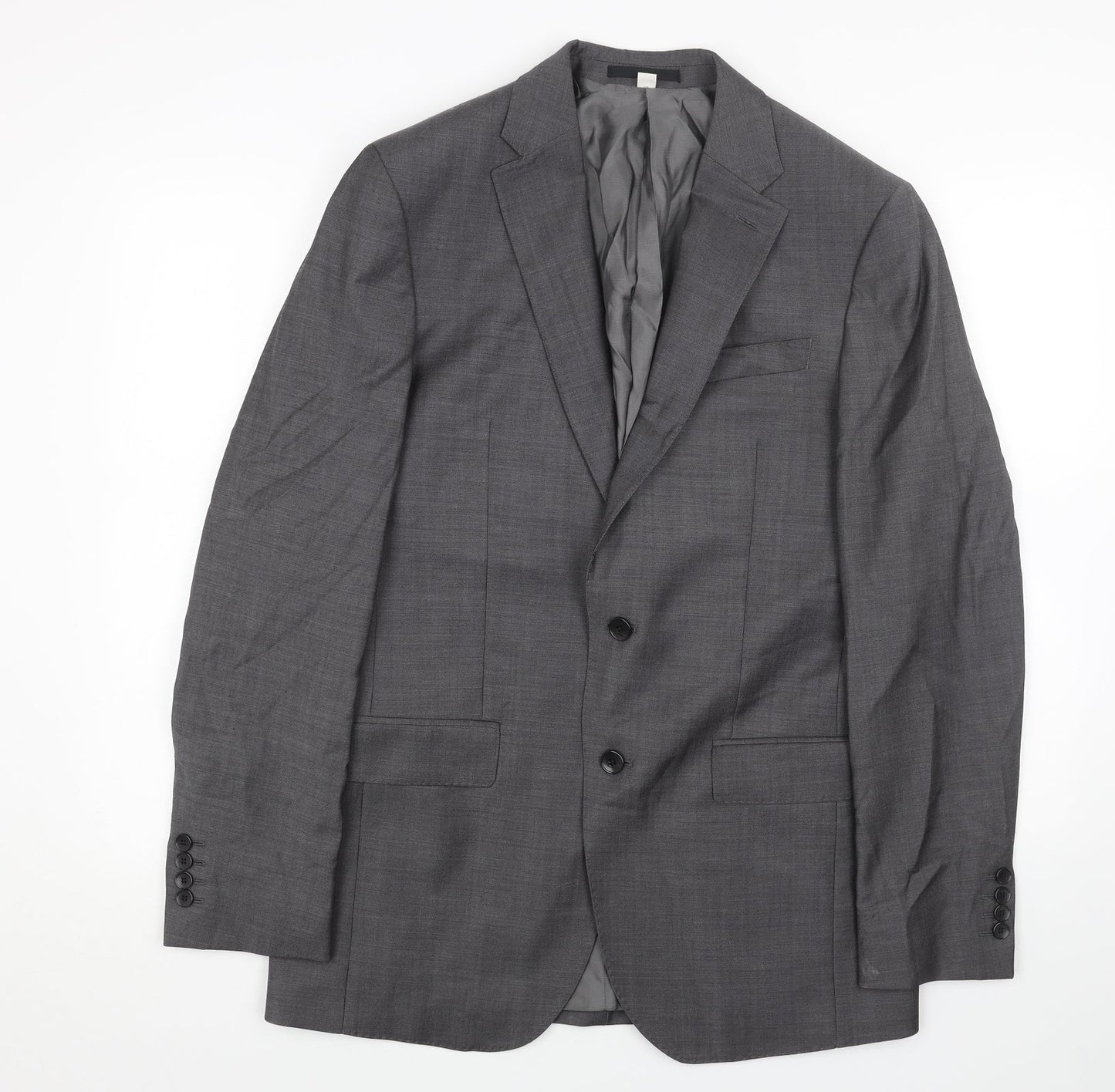 Mens UK Size 38 Marks and Spencer Regular Grey Suit Jacket
