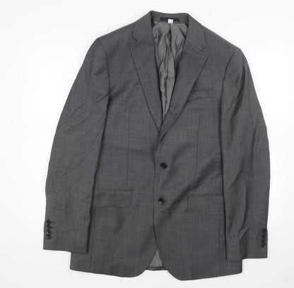 Mens UK Size 38 Marks and Spencer Regular Grey Suit Jacket
