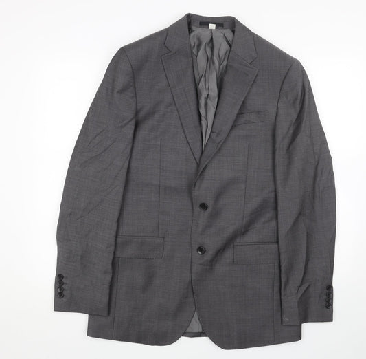 Mens UK Size 38 Marks and Spencer Regular Grey Suit Jacket