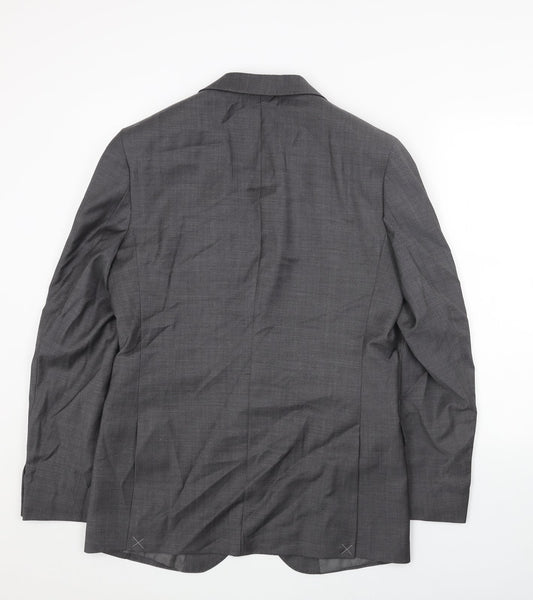 Mens UK Size 38 Marks and Spencer Regular Grey Suit Jacket