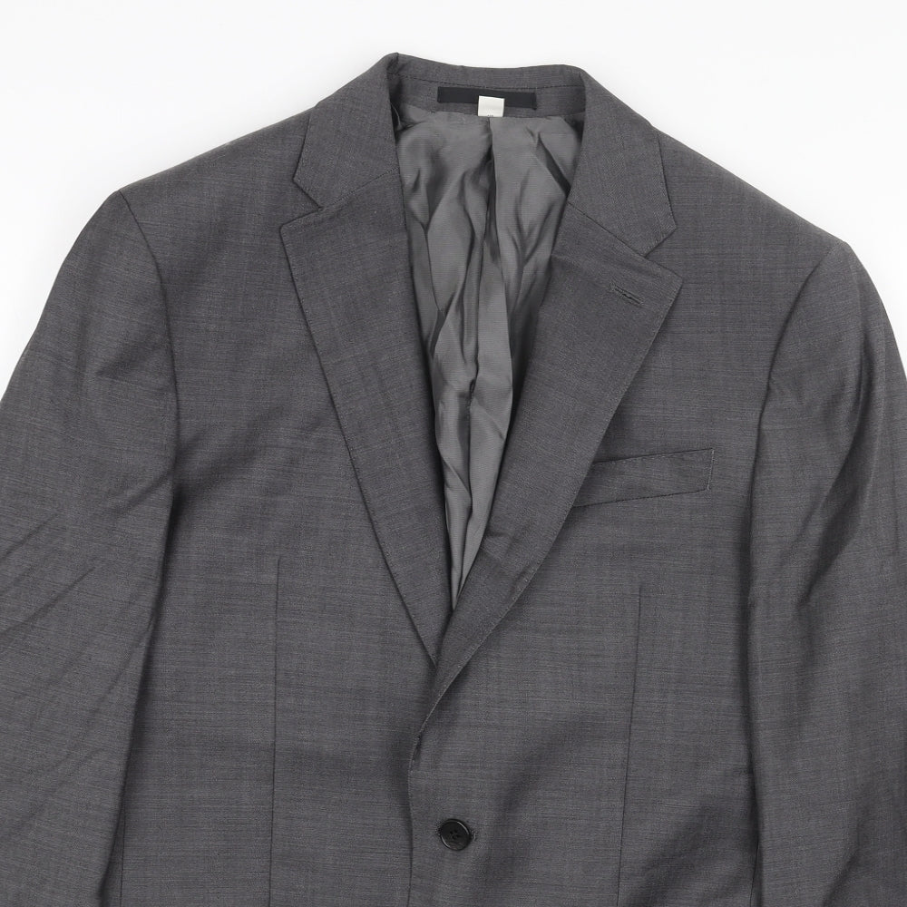 Mens UK Size 38 Marks and Spencer Regular Grey Suit Jacket