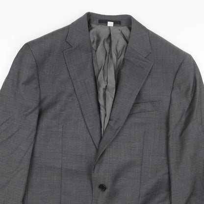 Mens UK Size 38 Marks and Spencer Regular Grey Suit Jacket