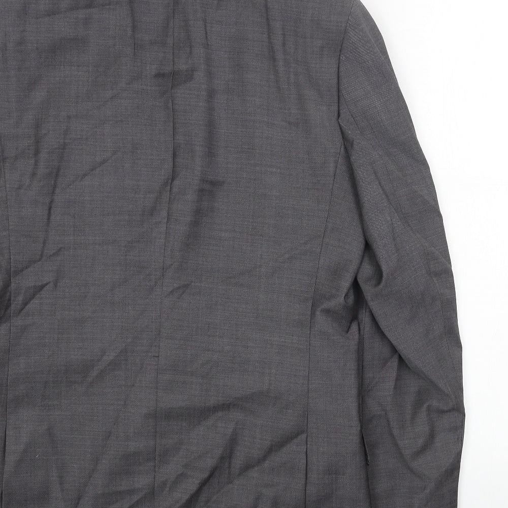 Mens UK Size 38 Marks and Spencer Regular Grey Suit Jacket