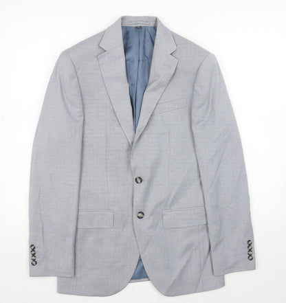 Mens UK Size 36 Marks and Spencer Regular Blue Suit Jacket