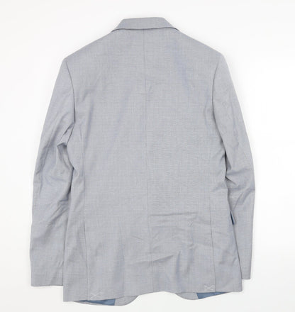 Mens UK Size 36 Marks and Spencer Regular Blue Suit Jacket