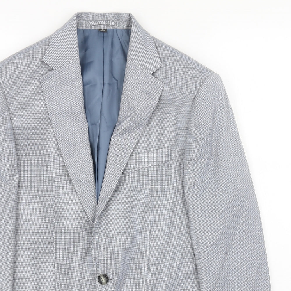 Mens UK Size 36 Marks and Spencer Regular Blue Suit Jacket