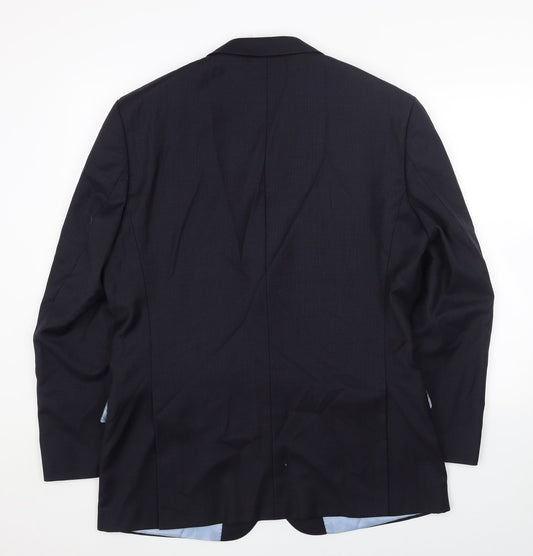 Mens UK Size 42 Preworn Regular Blue Suit Jacket