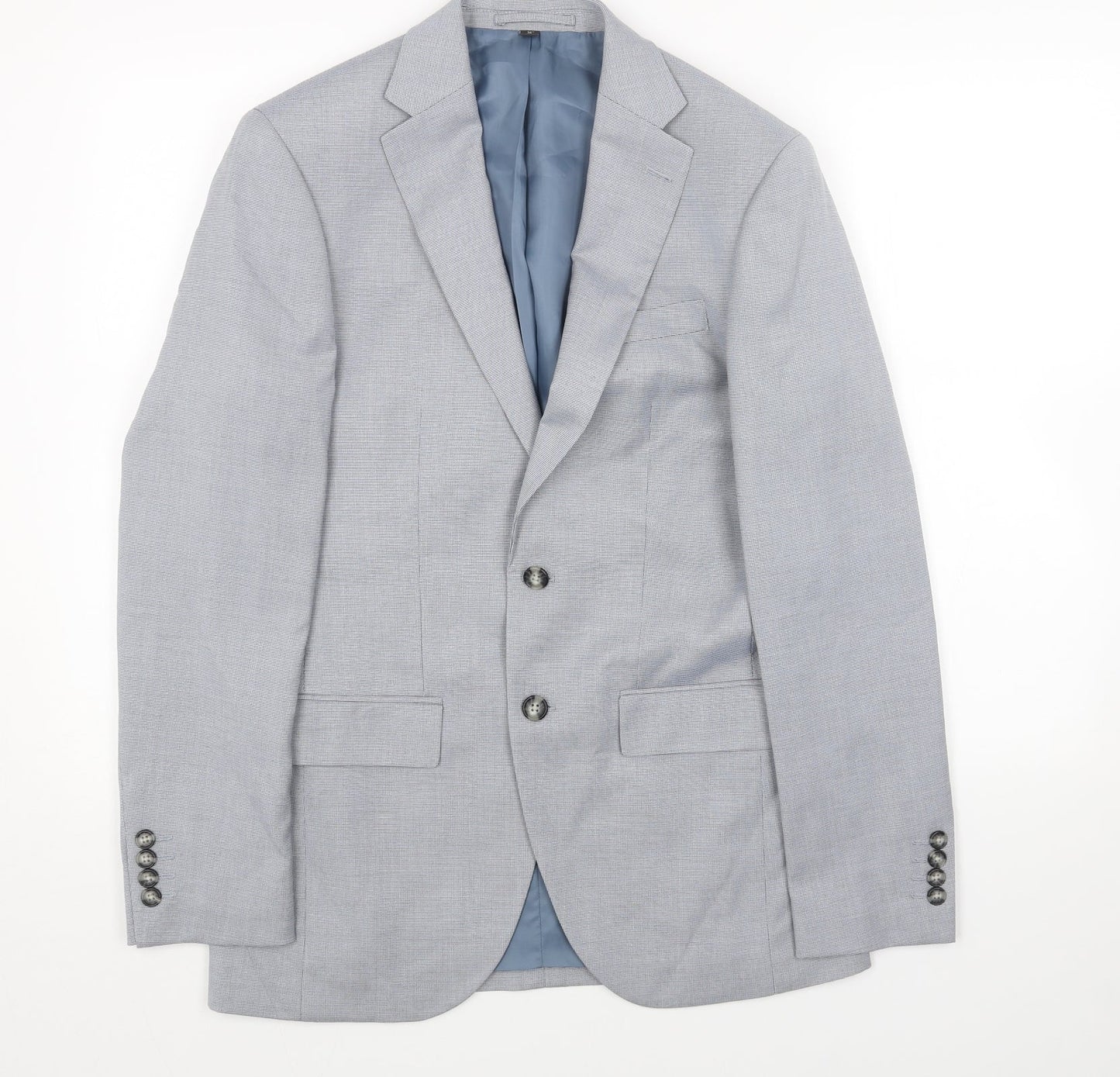 Mens UK Size 36 Marks and Spencer Regular Blue Suit Jacket