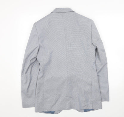 Mens UK Size 36 Marks and Spencer Regular Blue Suit Jacket