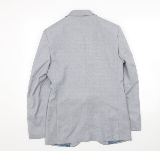 Mens UK Size 36 Marks and Spencer Regular Blue Suit Jacket