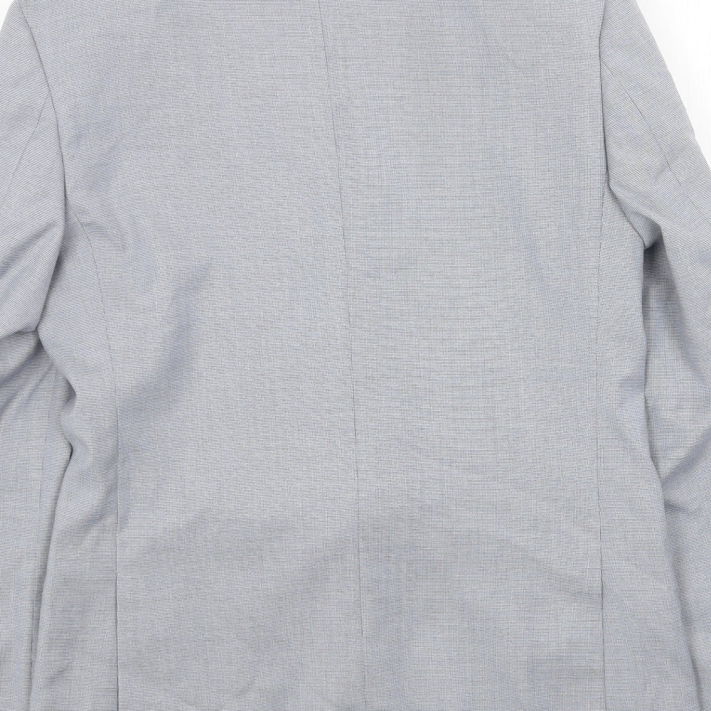 Mens UK Size 36 Marks and Spencer Regular Blue Suit Jacket