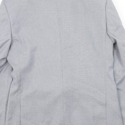 Mens UK Size 36 Marks and Spencer Regular Blue Suit Jacket