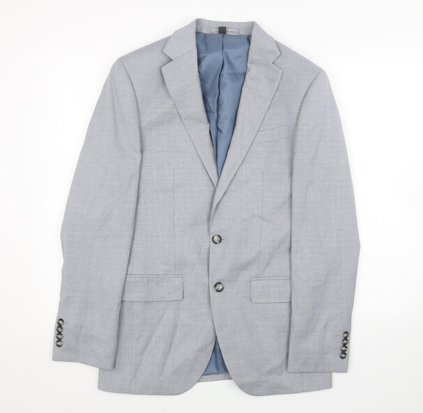 Mens UK Size 36 Marks and Spencer Regular Blue Suit Jacket