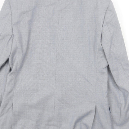 Mens UK Size 36 Marks and Spencer Regular Blue Suit Jacket