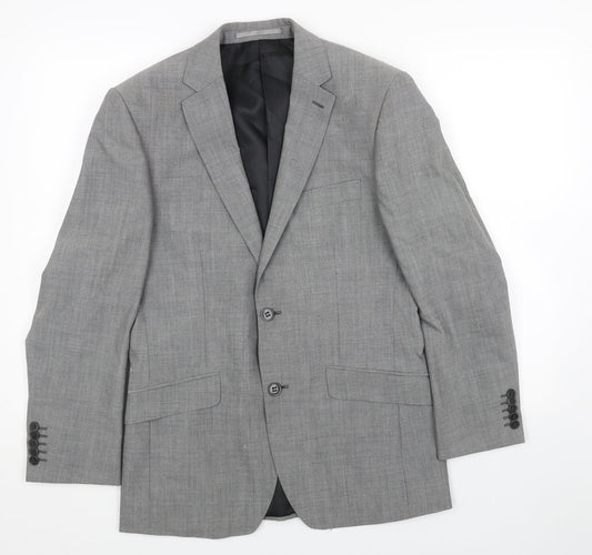 Mens UK Size 36 Marks and Spencer Regular Grey Suit Jacket