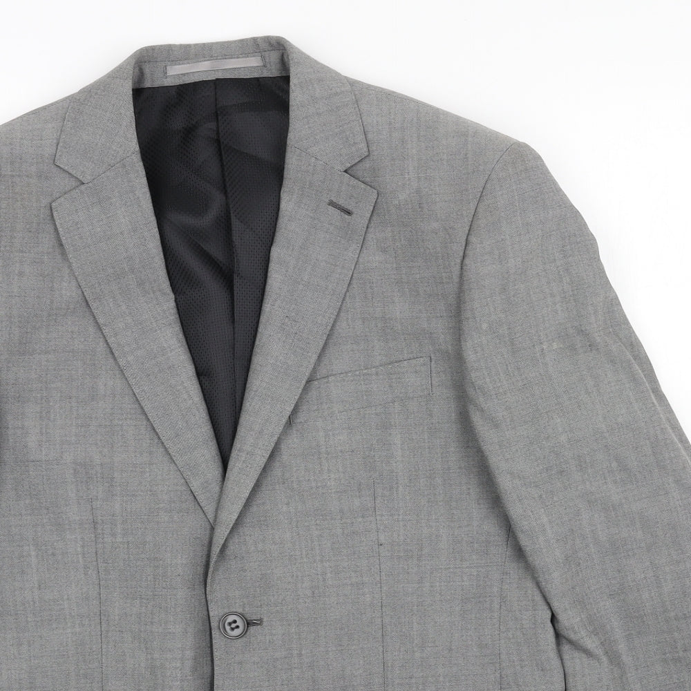 Mens UK Size 36 Marks and Spencer Regular Grey Suit Jacket