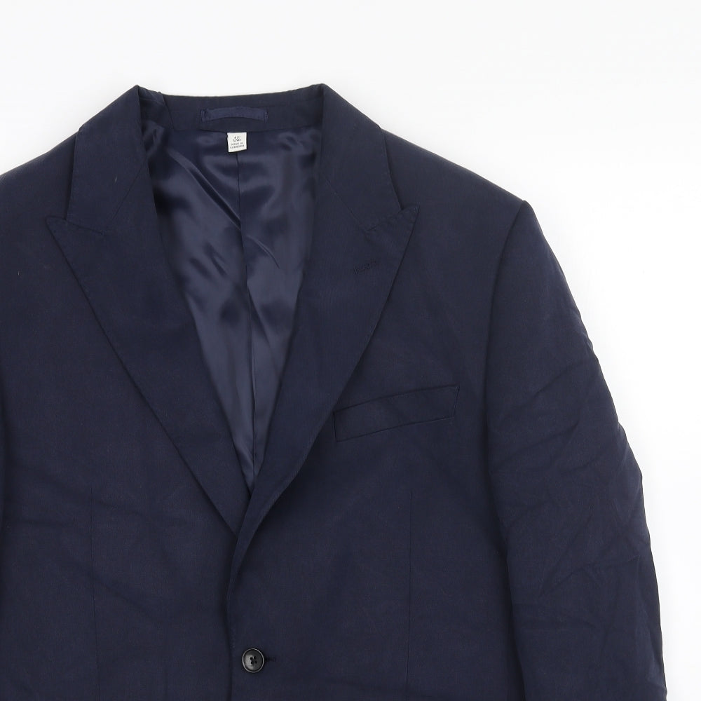 Mens UK Size 42 Marks and Spencer Regular Blue Suit Jacket