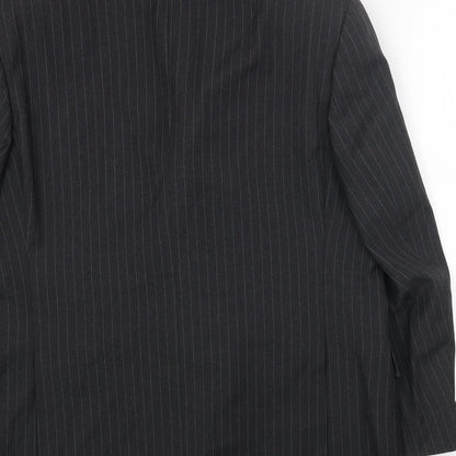 Mens UK Size 44 Preworn Regular Black Suit Jacket