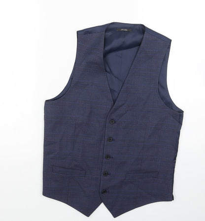 Mens UK Size 36 Marks and Spencer Regular Blue Suit Jacket