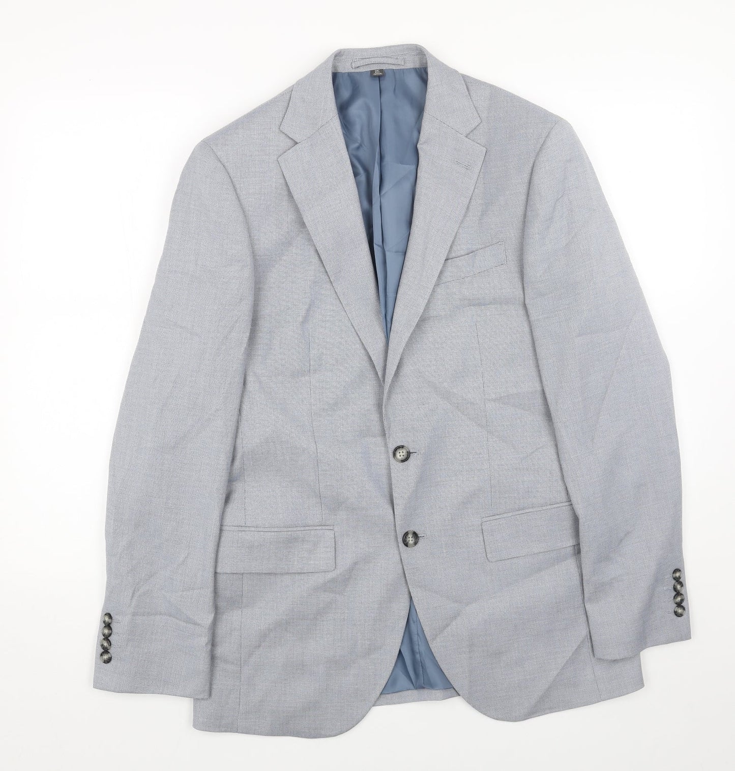 Mens UK Size 38 Marks and Spencer Regular Blue Suit Jacket