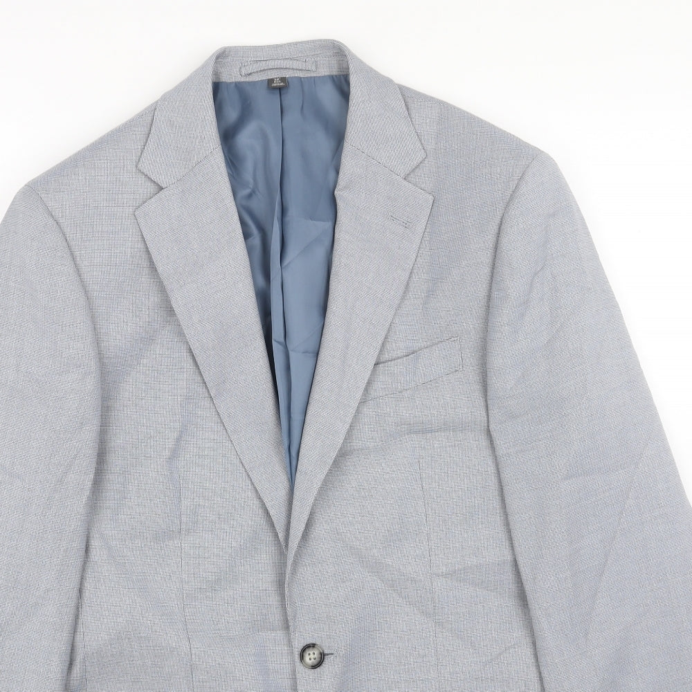 Mens UK Size 38 Marks and Spencer Regular Blue Suit Jacket