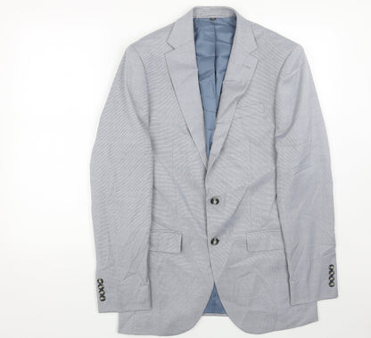 Mens UK Size 38 Marks and Spencer Regular Blue Suit Jacket