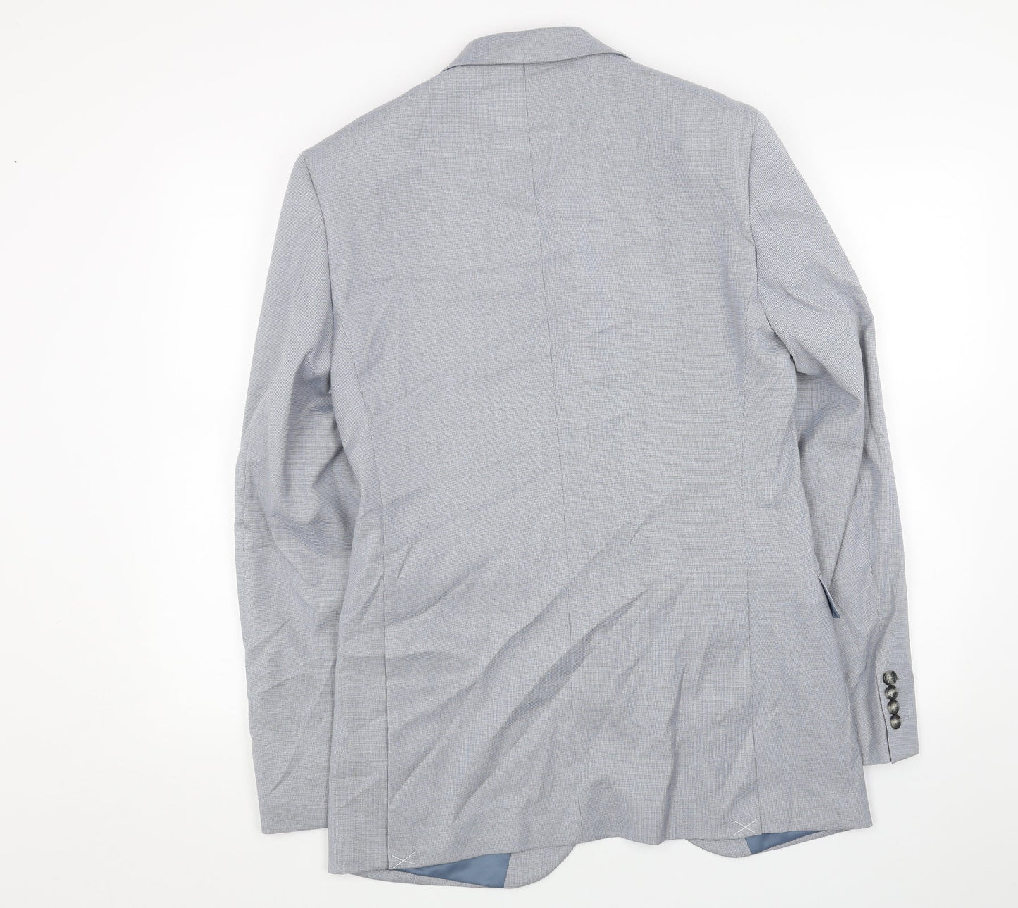 Mens UK Size 38 Marks and Spencer Regular Blue Suit Jacket