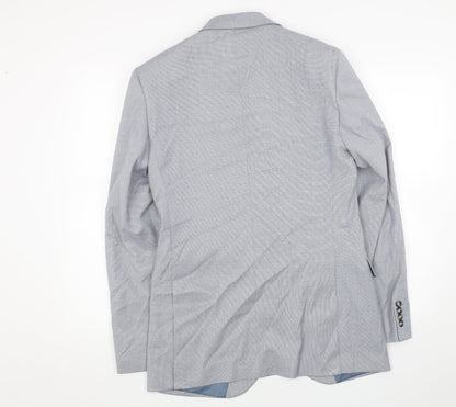 Mens UK Size 38 Marks and Spencer Regular Blue Suit Jacket