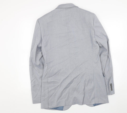 Mens UK Size 38 Marks and Spencer Regular Blue Suit Jacket
