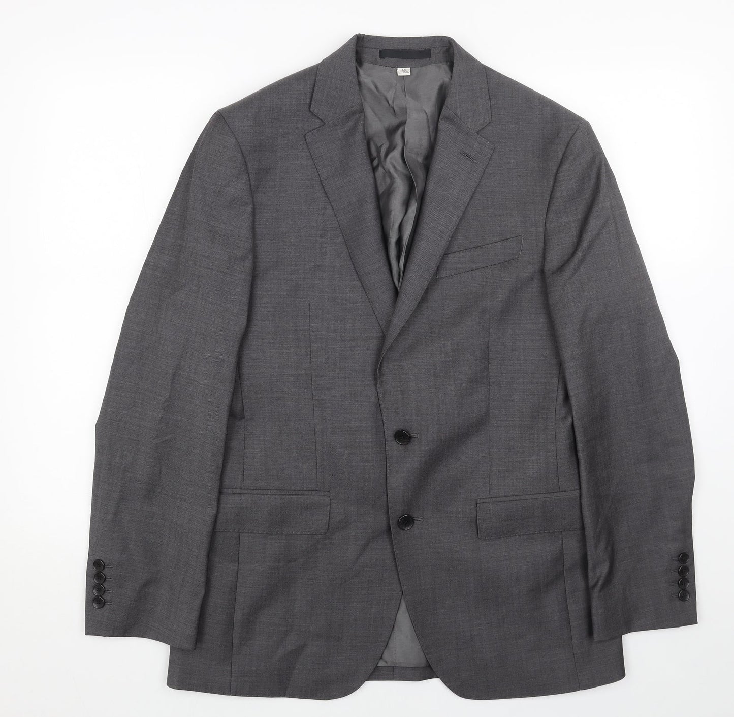 Mens UK Size 38 Marks and Spencer Regular Grey Suit Jacket